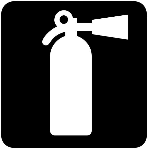 Illustration représentant un extincteur 